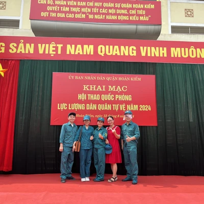 TRƯỜNG ĐẠI HỌC DƯỢC HÀ NỘI ĐẠT GIẢI NHẤT HỘI THAO QUỐC PHÒNG LỰC LƯỢNG DQTV NĂM 2024 - MÔN THI CHÍNH TRỊ